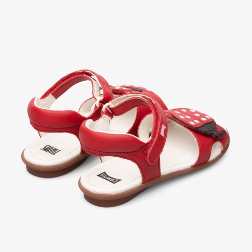 Camper Twins Sandals Red - Kids Singapore XDMRAK-069